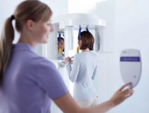 máquina de radiografías dentales